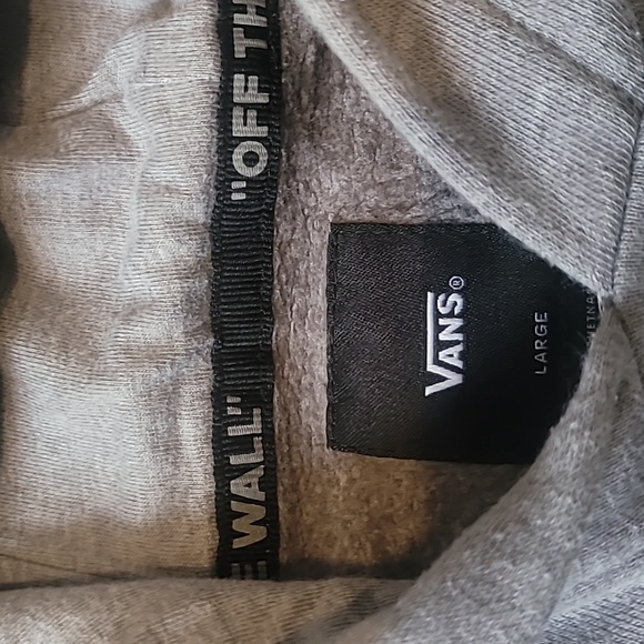 Van's Off The Wall "Stop Drop and Roll" Boys Large Hooded Sweater - Picture 4 of 5